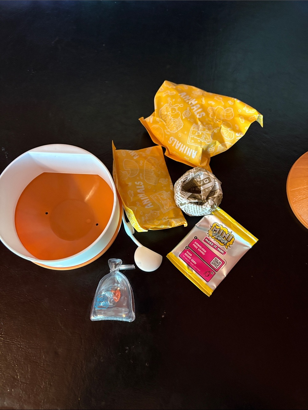 Surprise Mini Party Capsule Favor - Orange